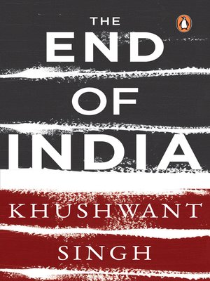 cover image of The End of India